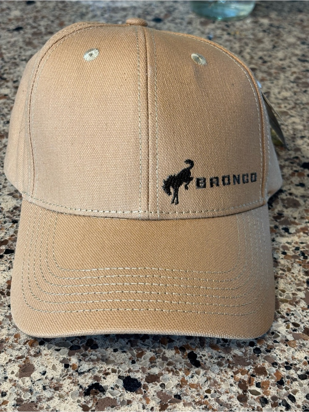 Embroidered Tan Ford Bronco Hat OS NWT